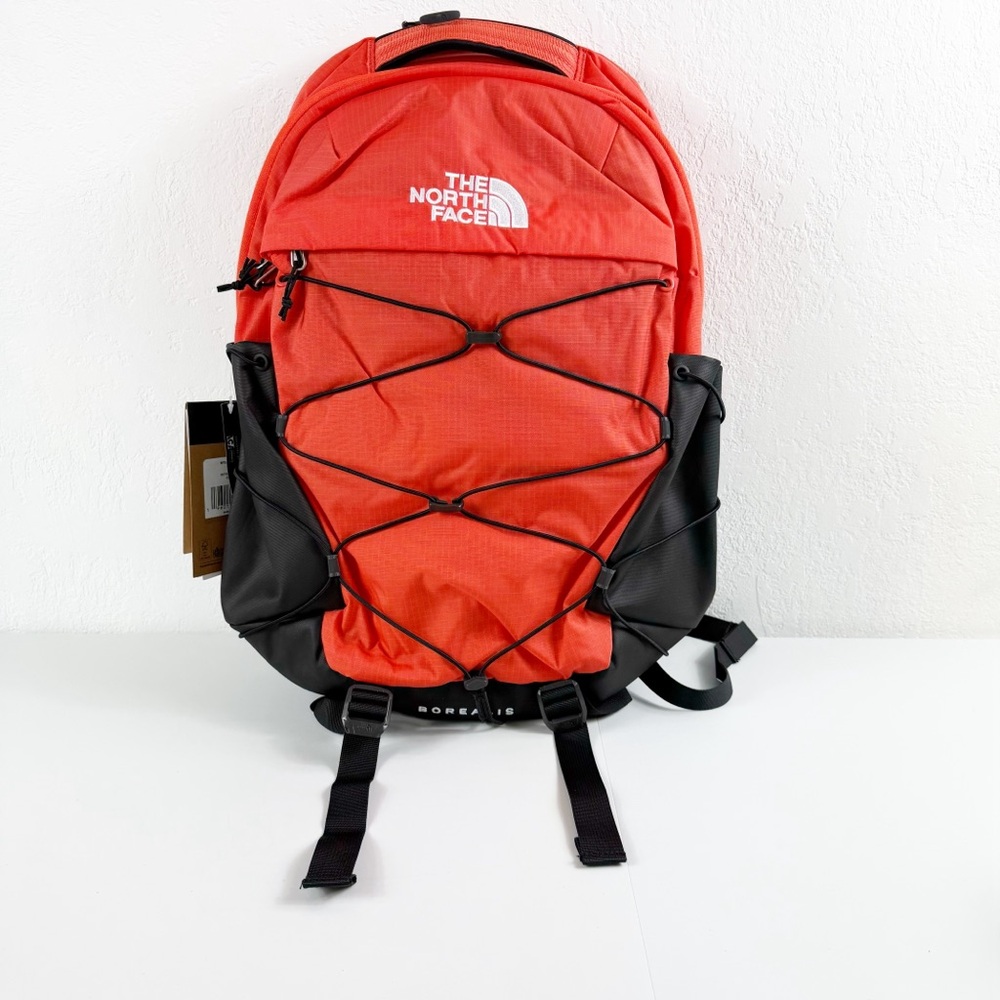THE NORTH FACE Borealis Commuter Laptop Backpack, Retro Orange/ TNF Black NWT